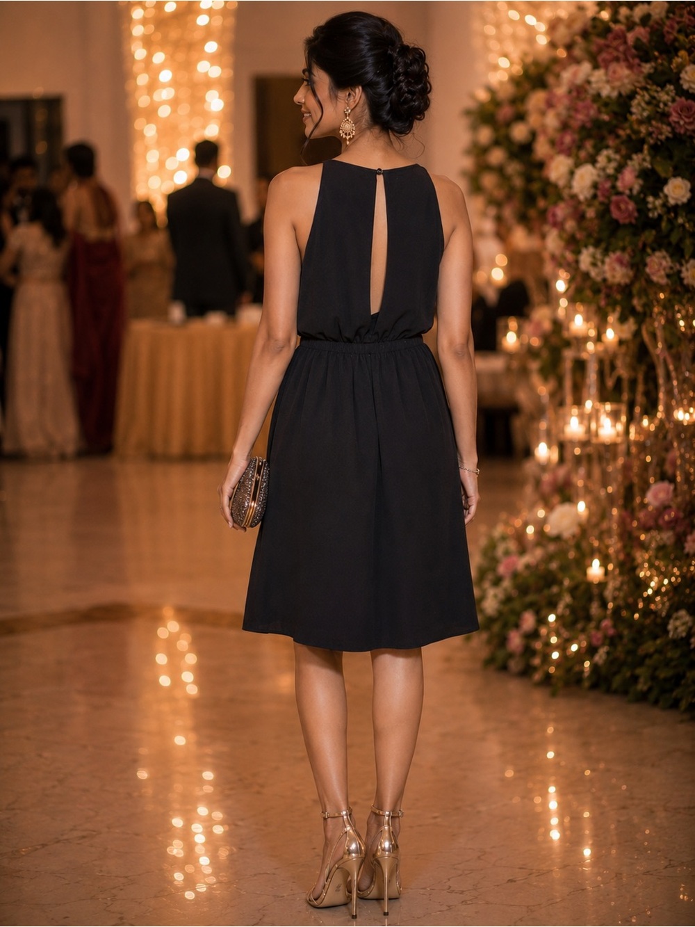 Madewell 100% Silk Black Dress – Size 0 - Picture 2 of 12